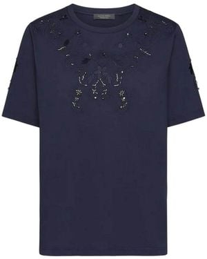 Elena Miro T-Shirts - Blue