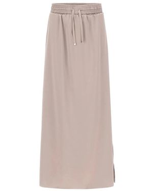Herno Maxi Rok - Naturel