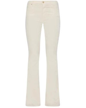 7 For All Mankind Flare Jeans - White