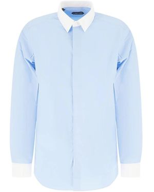 Tom Ford Overhemden ,Blauw ,Katoen Long Sleeve Shirt