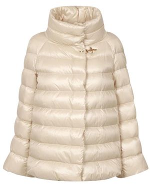 Fay Jassen ,Grijs ,Down Cape Raglan + Hook - Naturel