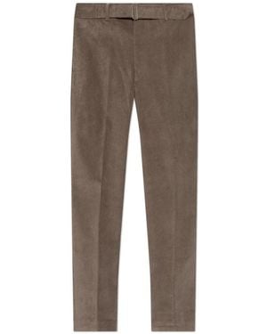 Officine Generale Slim-Fit Trousers - Marrone