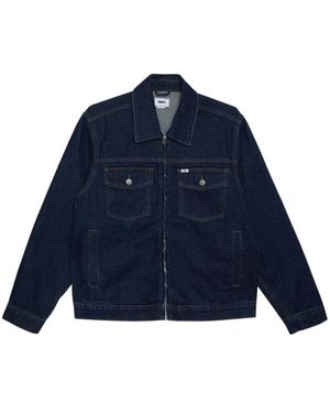 Obey Jassen ,Blauw ,Denim Denim Jacket