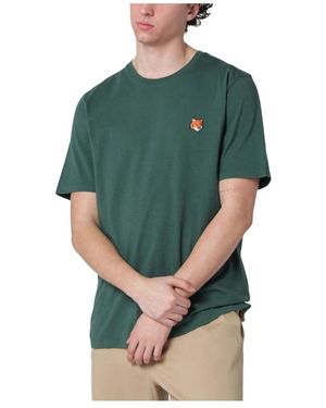 Maison Kitsuné T-Shirts - Green