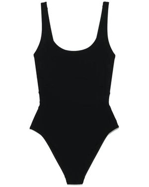 Lido Badmode ,Zwart ,Zwarte Eendelig Badpak Gesloten Rug