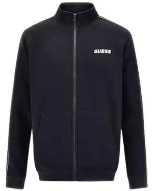 Guess Z2Yq10Kb3P2 Full Zip Sweatshirt - Blauw