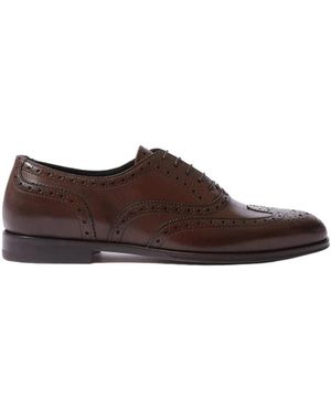 SCAROSSO Laced Shoes - Brown