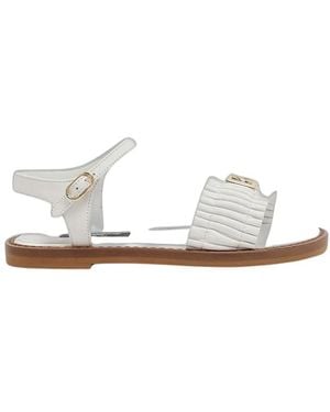 Dolce & Gabbana Flat Sandals - Bianco