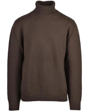 Eleventy Turtlenecks - Brown