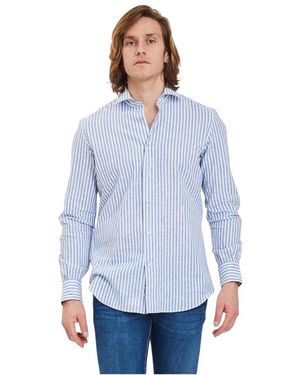 Mazzarelli Casual Shirts - Blue