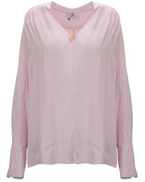 Elisabetta Franchi Blouses - Purple