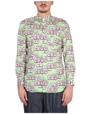 Comme des Garçons Casual Shirts - Green
