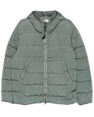 C.P. Company Hooded Down Jacket - Groen