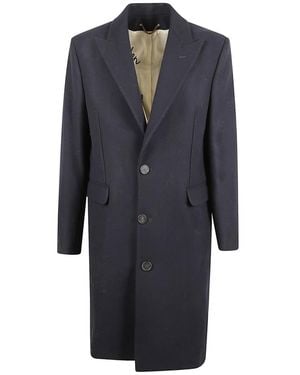 Golden Goose Single-Breasted Coats - Blu