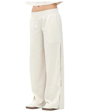 PUMA Straight Trousers - Naturel