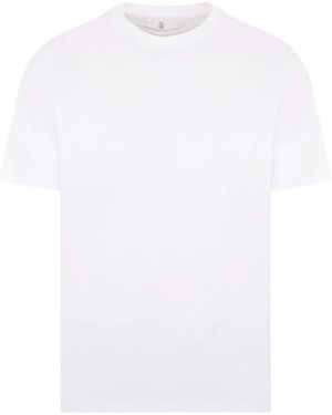 Brunello Cucinelli T-Shirts - White