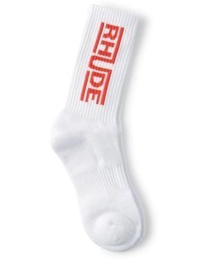 Rhude Socks - White