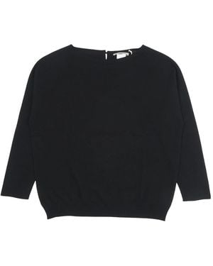 La Fileria Round-Neck Knitwear - Negro