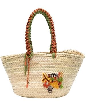 ALÉMAIS Tote Bags - Metálico