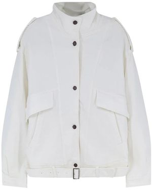 Tonywack Oversized Denim Jacket - Weiß