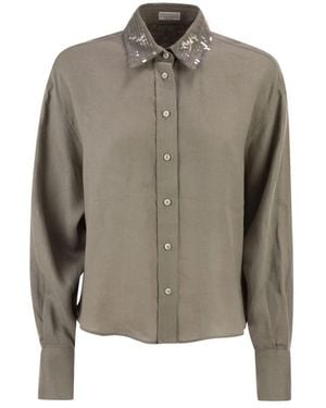 Brunello Cucinelli Shirts - Vert