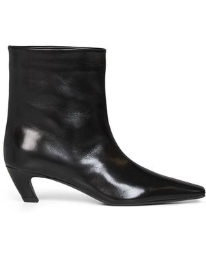 KHAITE Cowboy & Biker Boots - Black