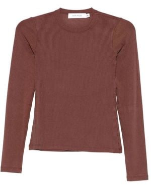 AYA MUSE Round-Neck Knitwear - Morado