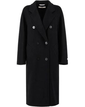 DUNO Double-Breasted Coats - Negro