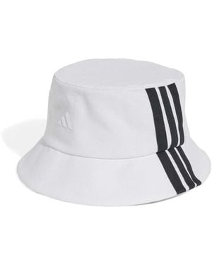 adidas 3-Stripes Bucket Hat - Weiß