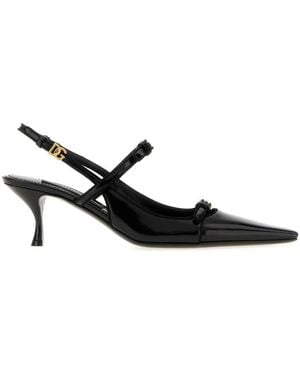 Dolce & Gabbana Leren Pumps - Zwart