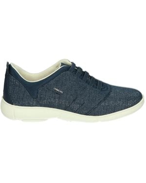 Geox Blaue Slip-Ons Mit Herausnehmbarer Innensohle