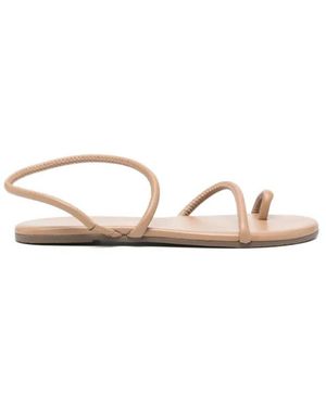 TKEES Schoenen ,Bruin ,High Heel Sandalen - Naturel