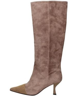 Marc Ellis Heeled Boots - Brown
