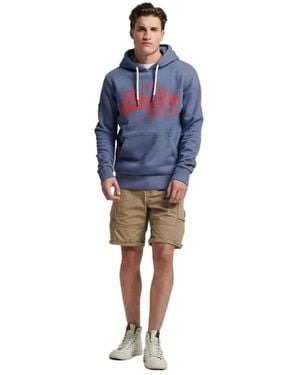 Superdry Hoodies - Azul