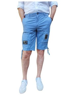 Aeronautica Militare Casual Shorts - Blue