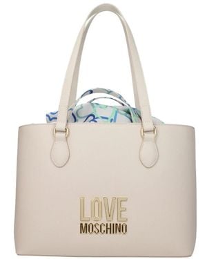 Love Moschino Tote Bags - Bianco
