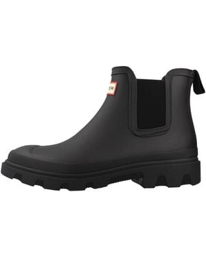 HUNTER Chelsea Boots - Negro