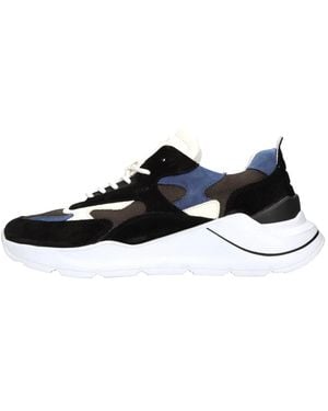 Date Schoenen ,Veelkleurig ,Sneakers - Blauw