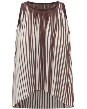 HUGO Sleeveless Tops - Brown