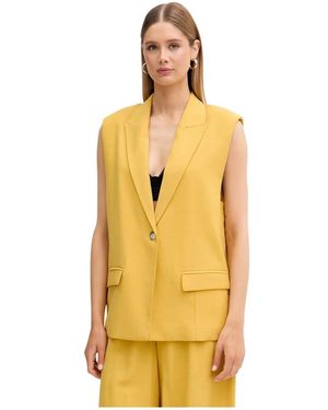 ViCOLO Jassen ,Geel ,Polyester Gilet - Metallic