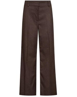 co'couture Wijde Broek - Bruin