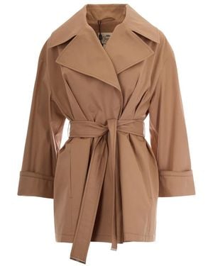 Herno Belted Coats - Marrón