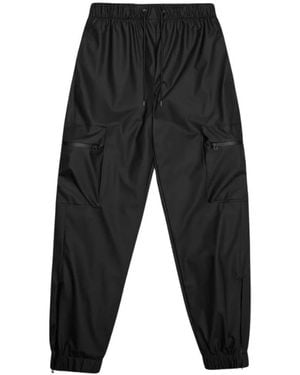 Rains Straight Pants - Black