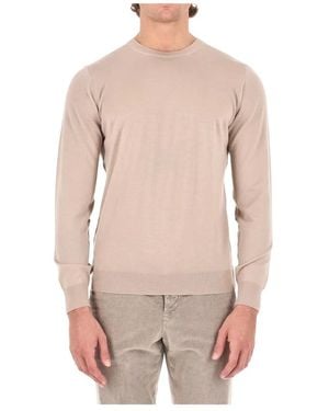 Drumohr Pullover Mit Rundhalsausschnitt - Natur