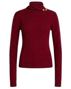 Alberta Ferretti Turtlenecks - Rosso