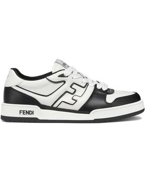 Fendi Sports Shoes With Logo - Multicolour