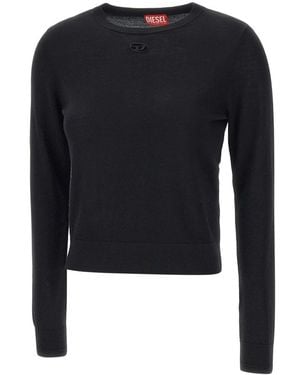 DIESEL Round-Neck Knitwear - Black