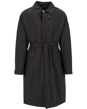 Dolce & Gabbana Belted Coats - Black