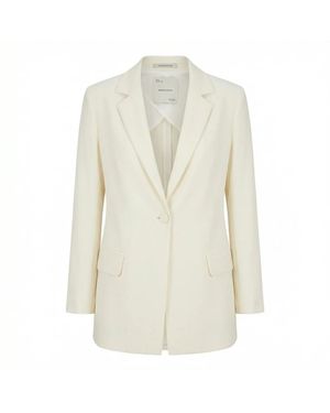 EMMA & GAIA Jassen ,Blazer Elegante - Wit