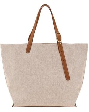 Longchamp Le Foulonné Tote Bag - Braun